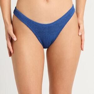 Bondeye Women's Blue Low Rise Waist Moderate Coverage Sign Bikini Bottom OS NWT